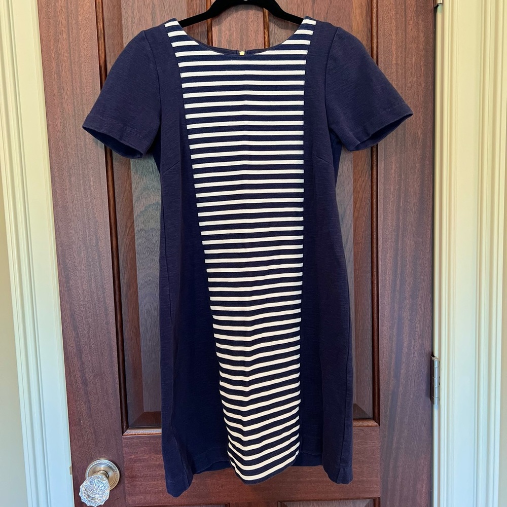 J. Crew Navy Blue Dress in Size 2
